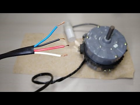 4 Wire 3 Speed cooler motor Wire Color code