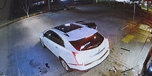 Vape store burglarized after car drives through building