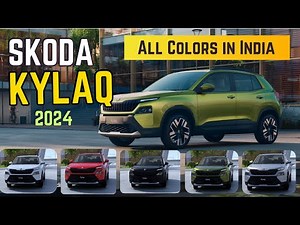 Skoda Kylaq all Colors in India 2024