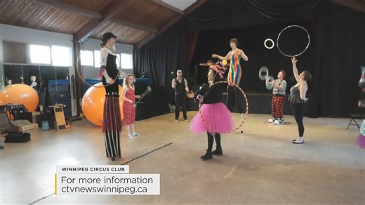 Winnipeg Circus Club stilts