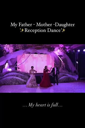 Heartwarming Reception Dance with Parents | Indian Wedding Tradition