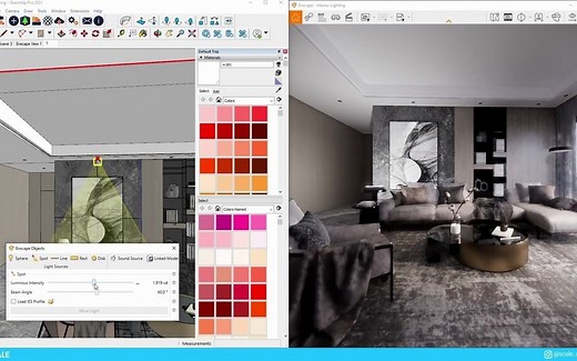 Enscape照明-初级到高级（设置参考）