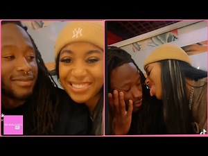 Te'a Cooper heating things up with New Orleans Saints Running Back Alvin Kamara 🔥❗