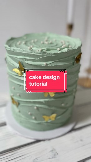 simple wavy butterfly tutorial i recorded 2 years ago 🥰🤪 #caketutorial #cakedesign #easycakerecipe #easycaketutorial #beginnerbaker