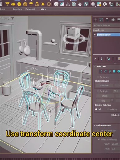 Stop Moving Objects Wrong | Transform Coordinate Center in 3ds Max Moving and transforming objects accurately in 3ds Max depends on using the correct coordinate system. In this video, I explain how to use the Transform Coordinate Center to move, rotate, and scale objects with precision. You’ll learn when to use Center, Pivot, Local, and World coordinates to avoid incorrect transformations and speed up your workflow. 🔧 What you’ll learn: What Transform Coordinate Center does in 3ds Max How to mo