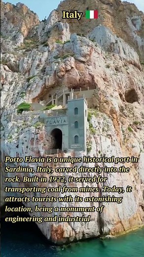 Discover Porto Flavia: A Marvel of Engineering in Sardinia, Italy