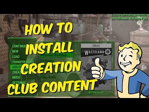 How To Install Creation Club Content In Fallout 4