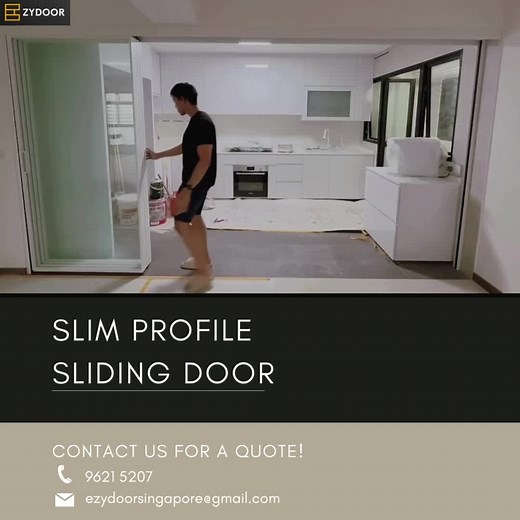 Slim Profile Sliding Door: Modern Minimalist Design