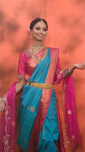 Traditional Marathi Bridal Makeup Transformation 👰🌺