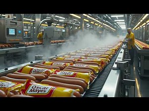 🌭 How Frankfurt Sausages Are Made | From Meat to Iconic Flavor