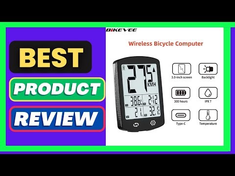 USB-C Wireless Bicycle Computer Digital LCD