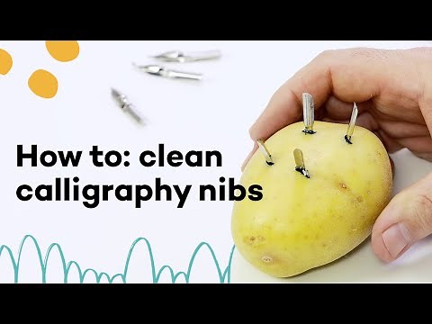 How to: clean calligraphy nibs