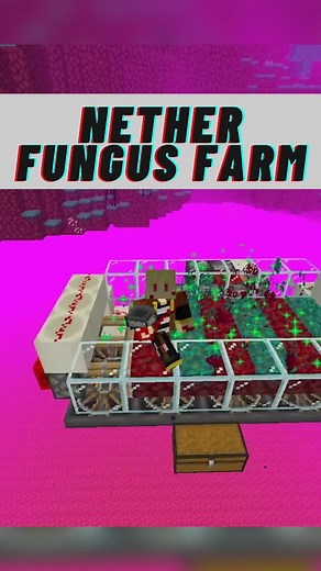 Replying to @alex02001155 Minecraft 1.21 Automatic afk nether fungus farm for Java edition and probably bedrock in the new update. Redstone gaming tutorial #minecraft #icecoffey #gaming #bedrock #mcpe