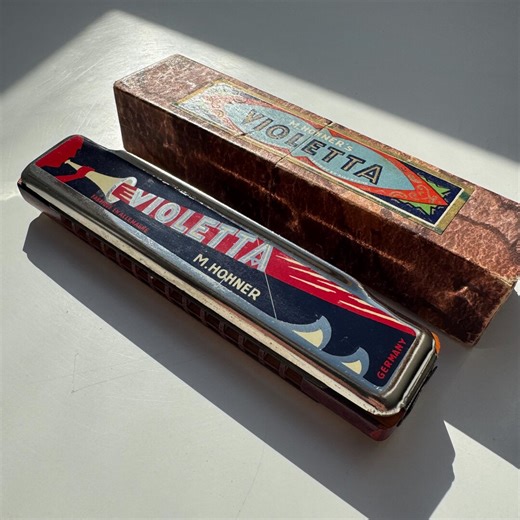 Vintage M. Horner Violetta Harmonica - Made in Germany, Original Box - Etsy