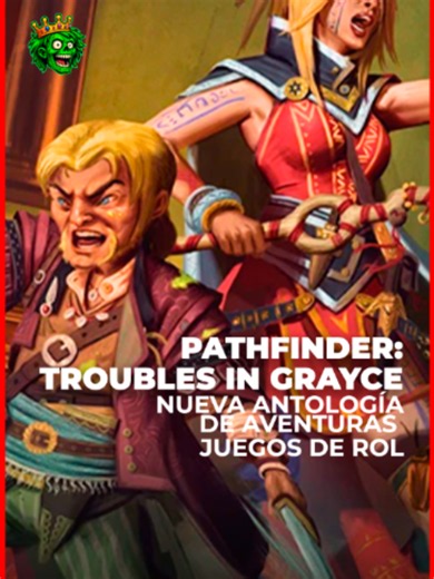 Pathfinder acaba de lanzar una nueva campaña de terror para Pathfinder 2E… y honestamente se ve INCREÍBLE 😳 “Pathfinder: Troubles in Grayce” ya está disponible desde el 6 de mayo de 2026 y funciona como continuación directa de la nueva Beginner Box “Secrets of the Unlit Star”. La aventura nos lleva a Grayce, un pueblo lleno de niebla, horror gótico, monstruos, vampiros, muertos vivientes y mansiones embrujadas con vibes totalmente tipo Bloodborne 🩸 El libro incluye: ⚔️ 6 aventuras completas 🧛