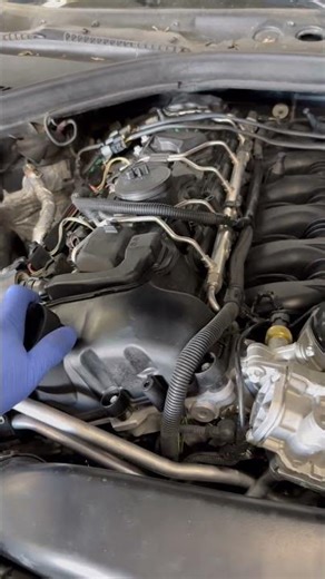 Tapping Valvetrain Noise on a N55 Caused by stretched/skipped timing gear. Knocking P052b p054b bmw