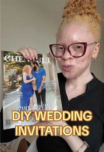 Sharing how we created our magazine inspired wedding invitations using Canva! This DIY project turned out better than I could have ever imagined!💗💍 #wedding #weddingplanning #2026bride #weddingdiy #weddinginvitation