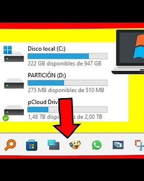 Pin hard drive shortcut to the taskbar and desktop in Windows 11 and 10
