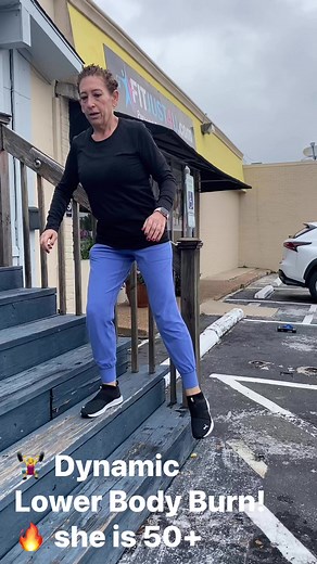 Side Step-Up with Leg Side Raise #FiftyPlusFitness #FunctionalFitness | Trainer June