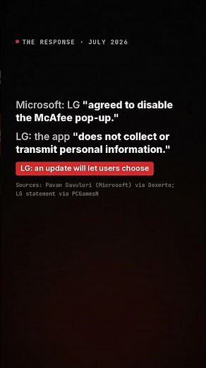 LG Monitors Made Windows Install an App With No Prompt. Then Came McAfee Ads