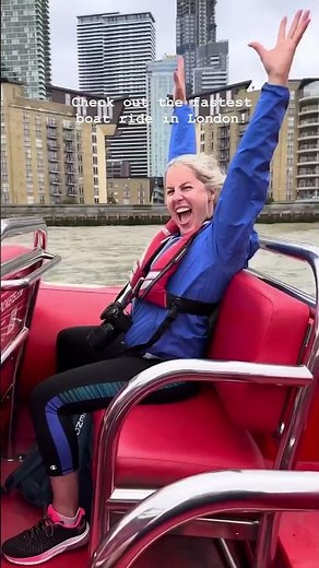 The fastest boat ride in London!