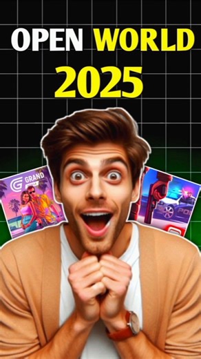 TOP 3 BEST OPEN WORLD GAMES IN 2025 🤯😱| #short #viralshort #mobilesgames #gta #gtav #gta5 #openworld