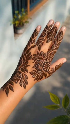 Trending Back Hand Mehndi Design 🌿 | Easy & Stylish Henna #tadc