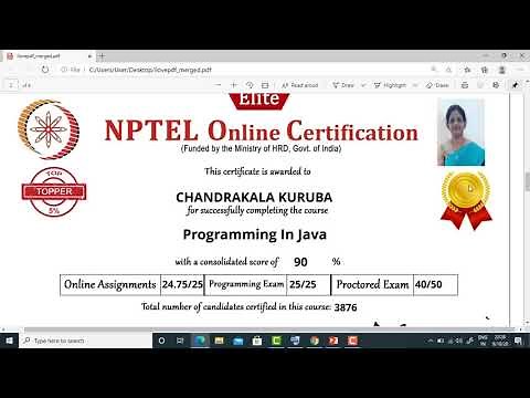 NPTEL - CERTIFICATION CRITERIA & TYPES OF CERTIFICATES