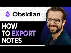 How To Export Obsidian Notes Tutorial -2025