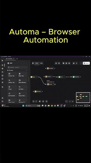 No Code Automation 😱 | Automate Your Browser with Automa (Beginner Friendly) #automa #shorts