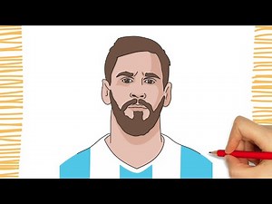 How To Draw a LIONEL MESSI