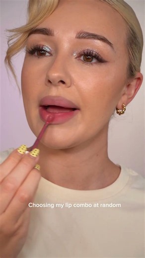 Choosing my lip combo at random! #makeup