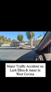 Cell phone footage captured a major traffic accident on Amar & Lark Ellen in West Covina that occurred at approximately 4:06pm. The status of those involved is unknown. Involved in an accident ? Call or DM @pedram.law for a free legal consultation | Westcovina626sgv