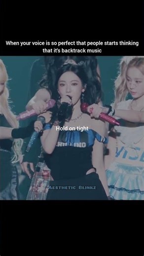 When your voice is so perfect that people start thinking it's the backtrack music#Kpop