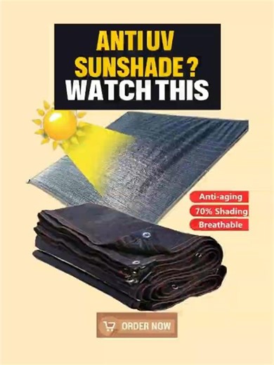 Your Outdoor Space Needs This Sunshade Net ASAP!