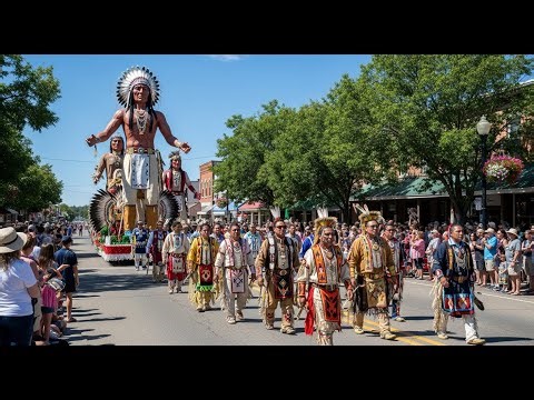 Apache Parade in Texas | Traditional Native American Dance, Drums & Regalia