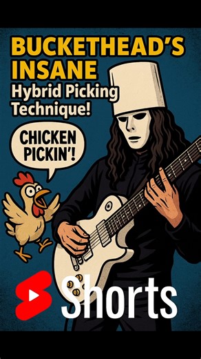Buckethead Backing Tracks on Instagram: "Buckethead’s lightning-fast hybrid picking at the Aggie Theatre in 2008 is pure guitar wizardry! Watch him tear through this fantastic “Brewer In The Air” lick. 🔥 Want more Buckethead? ⬇️ Download my Buckethead Backing Tracks at bucketheadexperience.com 🔔 Subscribe for more Buckethead content! 💝 Support the genius: Buy Buckethead’s official music at bucketheadpikes.com and help keep the music alive! #guitar #guitarist #guitarsolo #lespaul #buckethead #