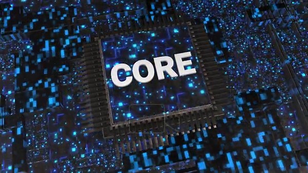 Brain of the Machine: 3D CPU Visualization Stock Video Footage - Alamy