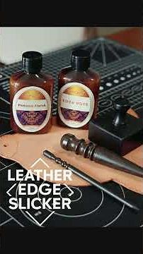 Learn how to create a flawless edge finish with OWDEN's leather edge slicker and block #leathertool