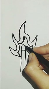 amazing matchstick 🔥 drawing #art #creativeartemoji #drawing #satisfying #easydrawing #shorts