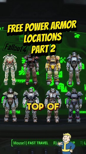 Top Free Power Armor Locations in Fallout Shelter & Fallout 4