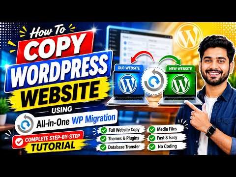 How to Copy a WordPress Website Using All-in-One WP Migration | Complete Tutorial #all #in #one