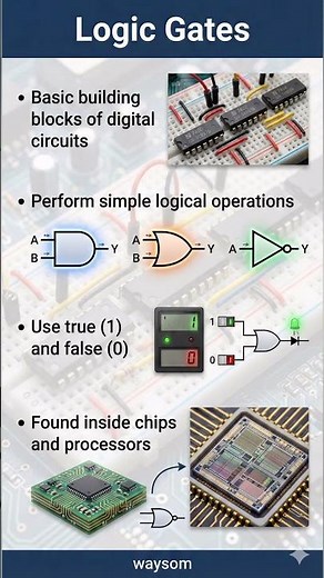 How Do Electronic Circuits Make Decisions? 🤔 #education #learn #digitallogicdesign #logicgates