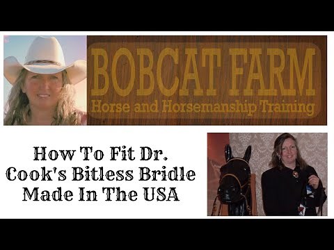 How To Fit Dr. Cook's Bitless Bridle Made In The USA