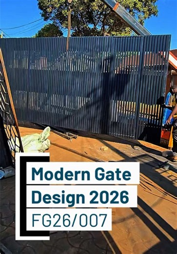 Modern Sliding Gate Installation
