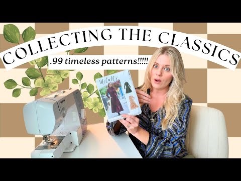 Sewing Goldmine: 20 Timeless Patterns for $20 | Classic Fashion & Styling that Lasts #patternhaul