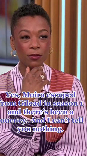 Samira Wiley attempts to share details about her “Handmaid’s Tale” character — without sharing spoilers for the new season. #handmaidstale #samirawiley #cbsmornings
