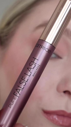Applying mascara can be a tricky matter ✨ not anymore with our pure false lash effect which comes with a curved fibre brush to ensure to coat every single lash with the texture – instantly making your lashes look longer and thicker. 🙌✨ available in-store and online Clicks 🛒 #catrice #catricecosmetics #mascara #hack #veganmakeup #eyebrows #catricemakeup | CATRICE cosmetics
