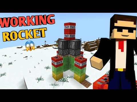 I Built a Working Rocket in Minecraft!