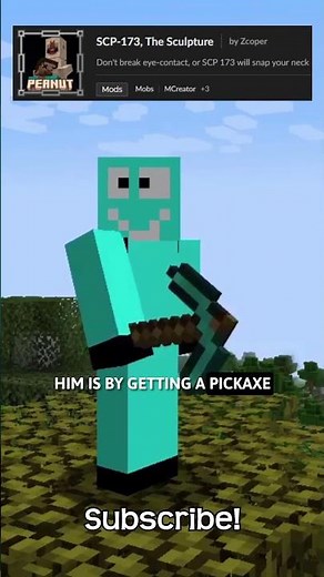 How To Defeat SCP- 173, The Sculpture? In Minecraft!